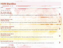Tablet Screenshot of hwmblackbox.com